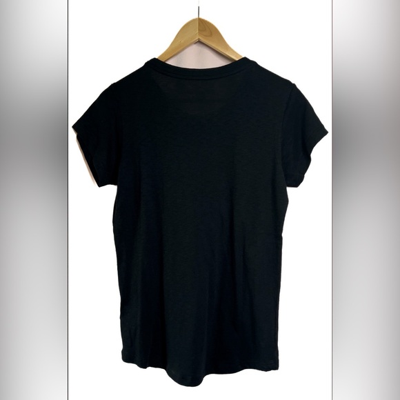 Zadig & Voltaire 3 D PUNK Embellished Tee Shirt in Noir, Size M, NWT - Picture 4 of 13